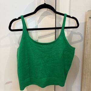 Old Navy Emerald Green Knit Tank Top